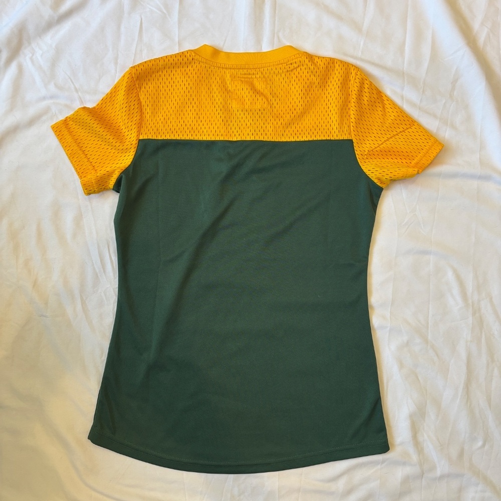 Green Bay Packers Women’s Lace‑Up Mesh‎ Jersey | Size Small | NFL - Picture 6 of 6